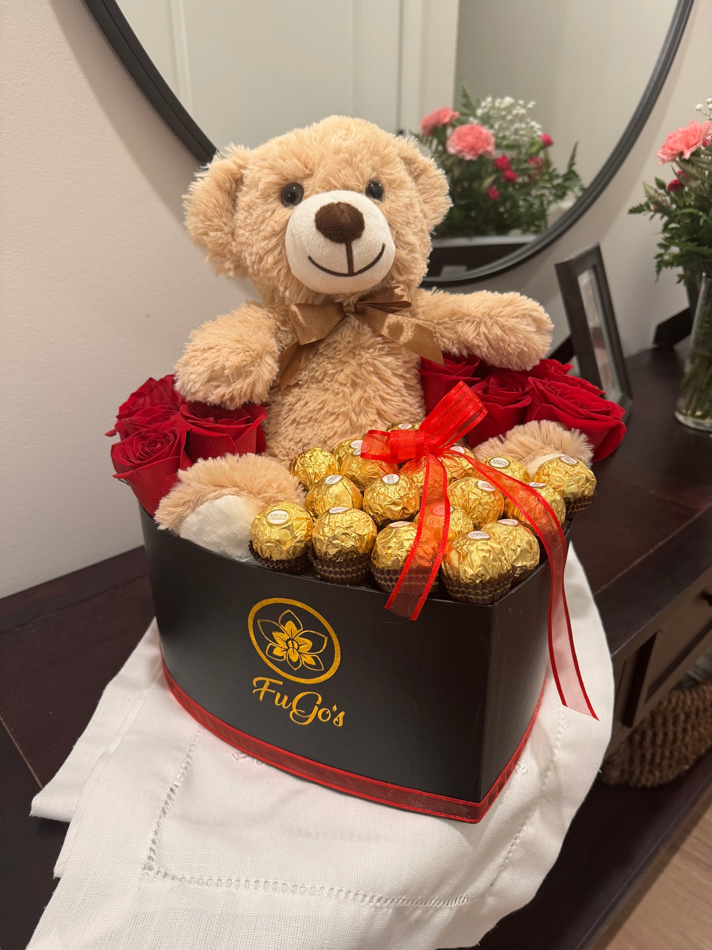 Bear Roses Chocoletes Box