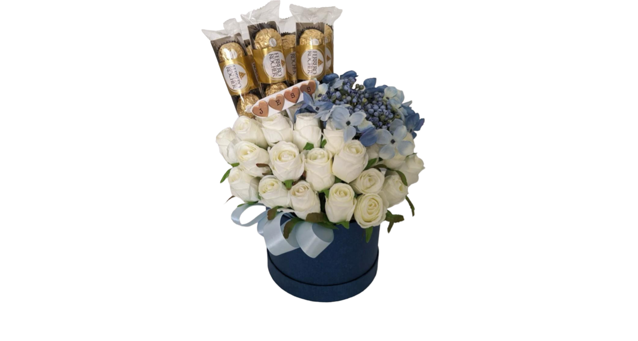 Blue Box With Chocolate